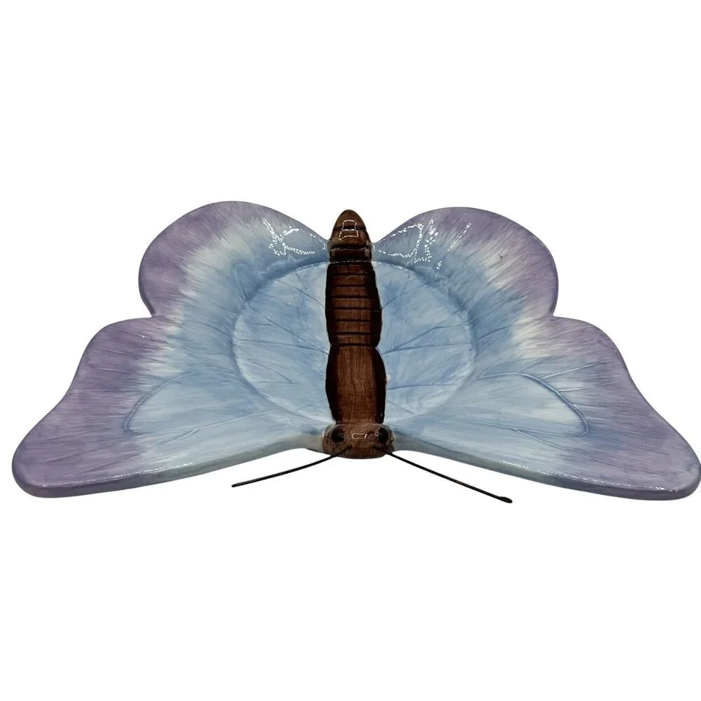 Yankee Candle Butterfly Ceramic Jar Holder 8.5